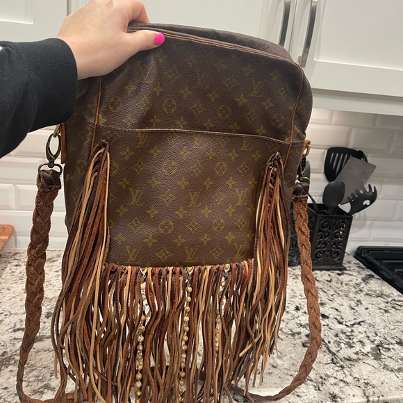Vintage boho Louis Vuitton repurposed bag. - Picture 3 of 3